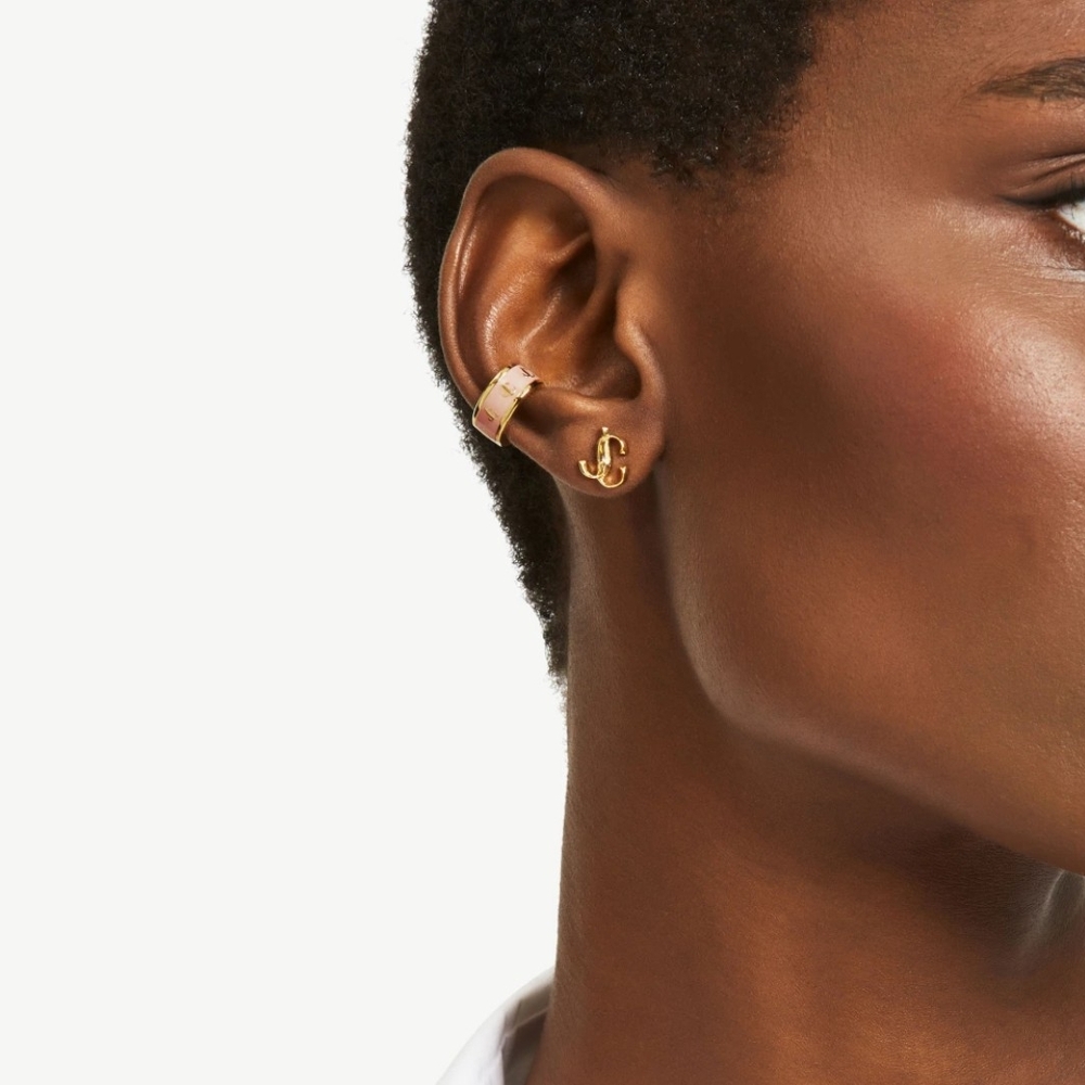 Jimmy Choo Single JC Ear Cuff - Picture 2 of 11